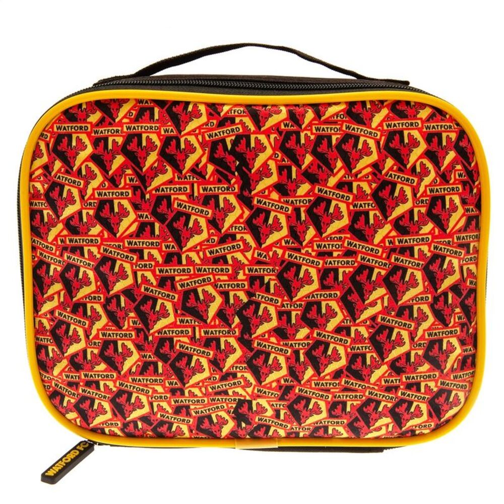 Watford FC Lunch Bag / Black/Yellow/Red